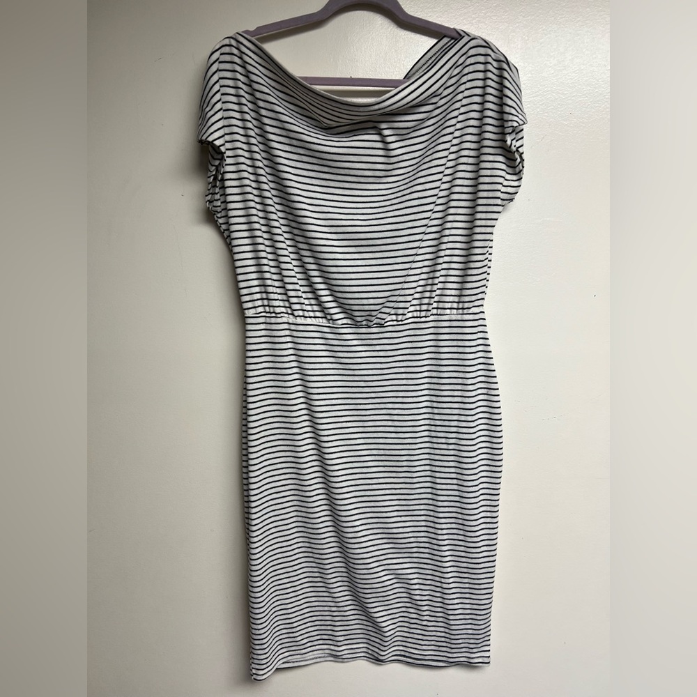 Chic Striped Mini Dress